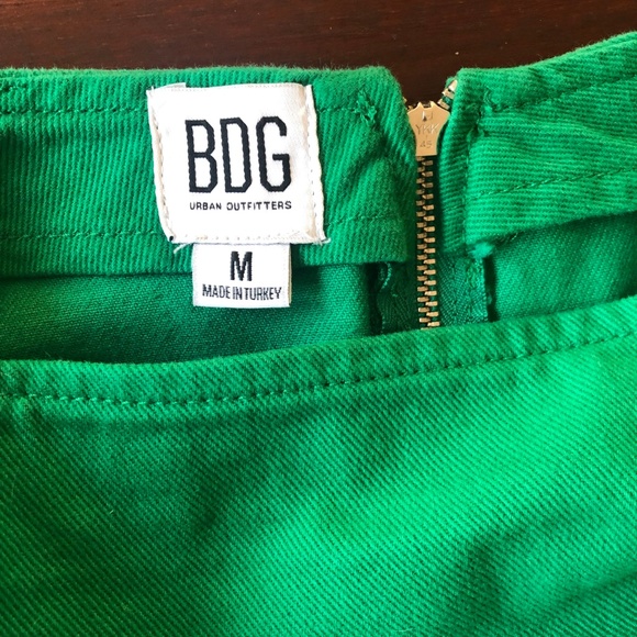 NWOT BDG green mini skirt - Picture 6 of 6